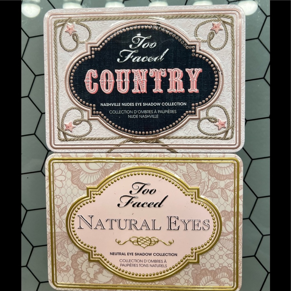 Two TooFaced eyeshadow palettes